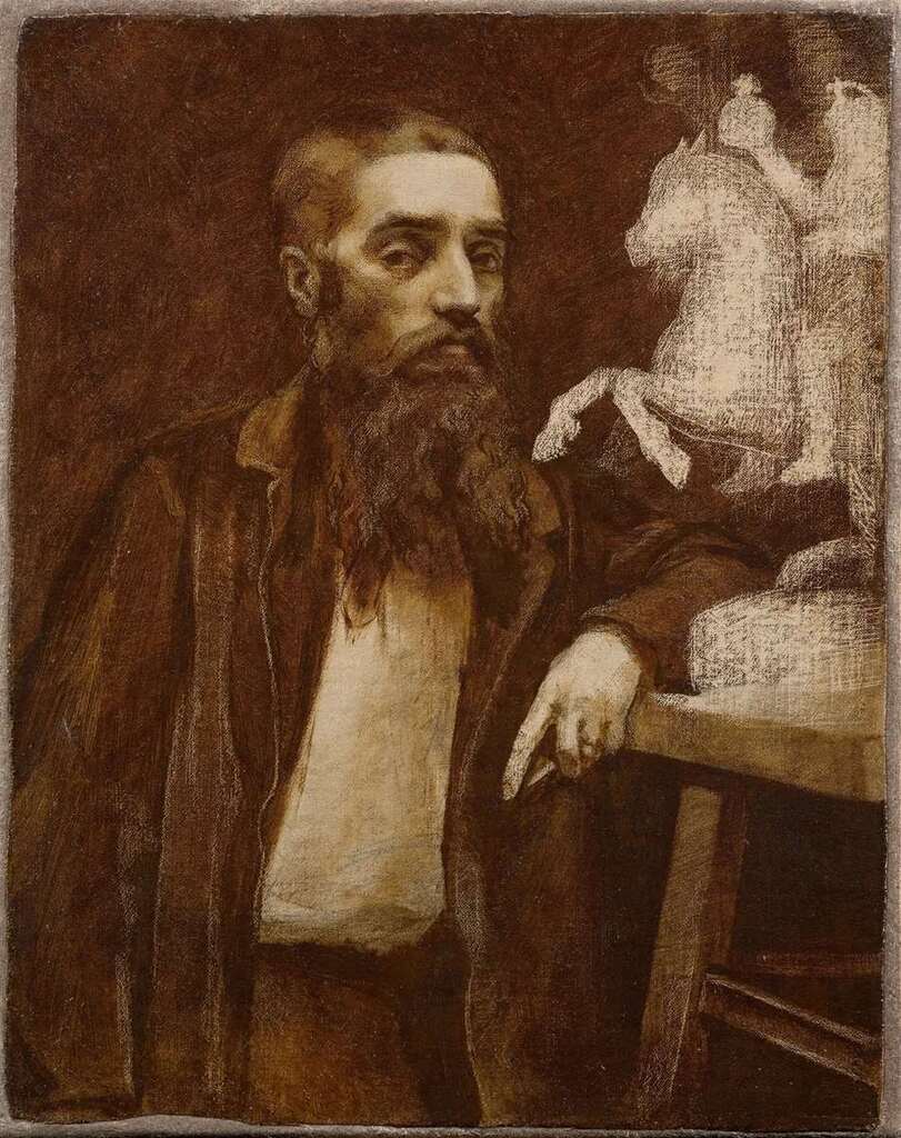 Portrait d'Armand Le Veel peint par Félix Bracquemond